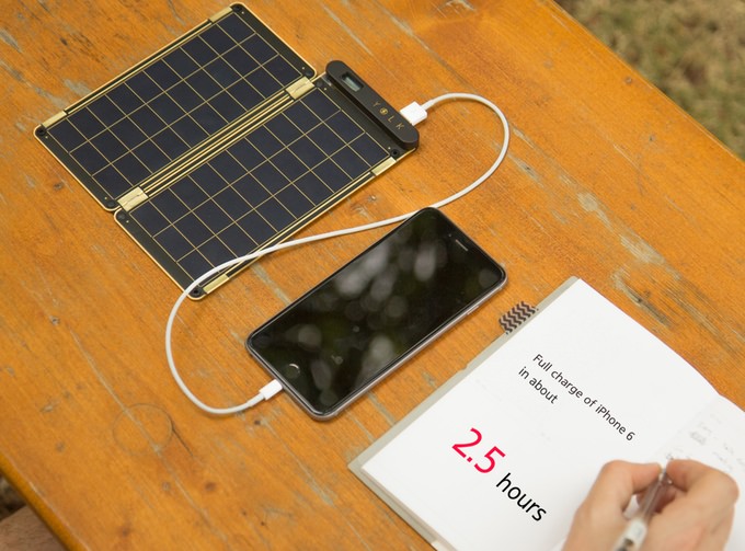 Papel Solar para Cargar tus Dispositivos con Yolkstation en Kickstarter