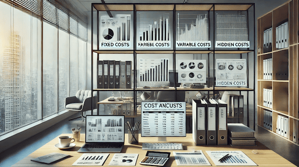 Estructura de costes: fija, variable y oculta, ¿cómo gestionarlas en tu empresa?