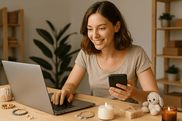 Venta de productos artesanales en línea: guía completa para emprender desde casa