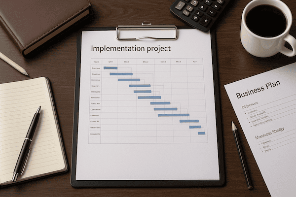 Guía práctica para diseñar tu cronograma de implementación desde cero