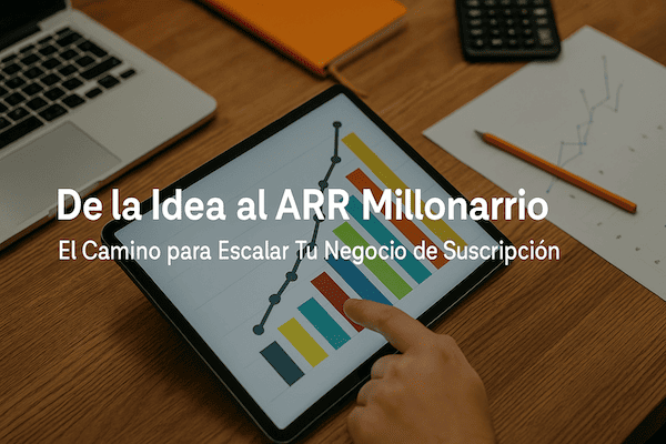 De la Idea al ARR Millonario: El Camino para Escalar Tu Negocio de Suscripción