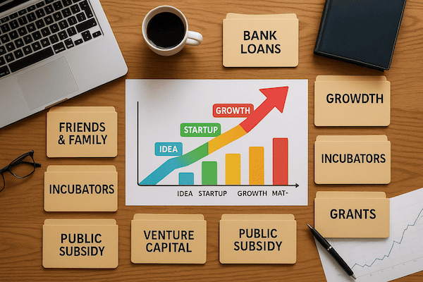 El Mapa Definitivo de las Fuentes de Financiación para Emprendedores: ¿Cuál Elegir en Cada Etapa?