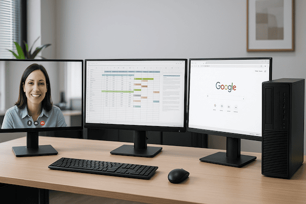 Computadoras de escritorio: la mejor opción para multitasking en trabajo, estudio y ocio