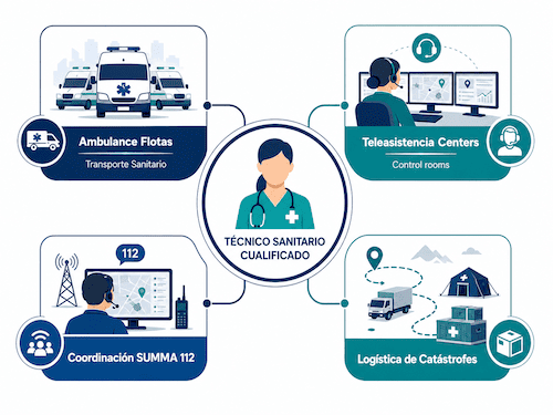 El ecosistema de inserción del Técnico en Emergencias